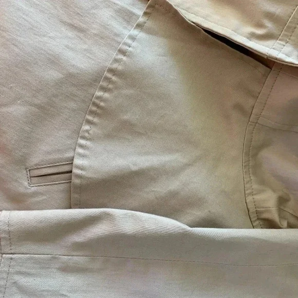 Maison Jules Oxford Preppy Pea Coat Small Double Breasted Peplum Trench jacket - Picture 5 of 10